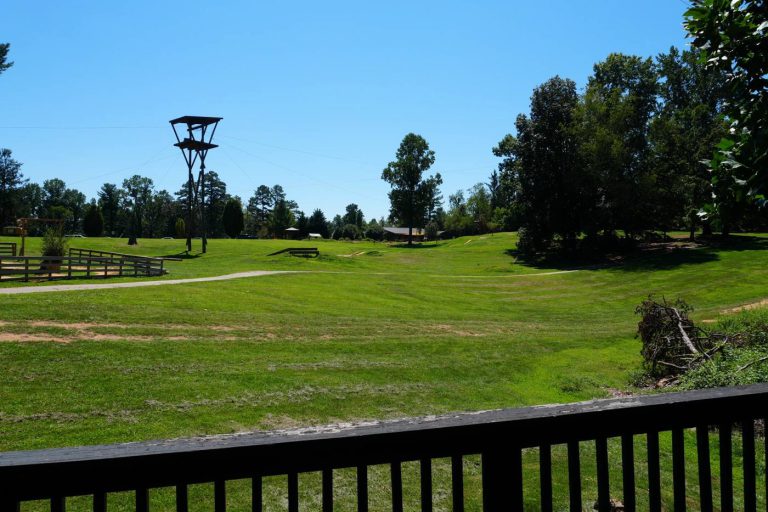 The resort grounds